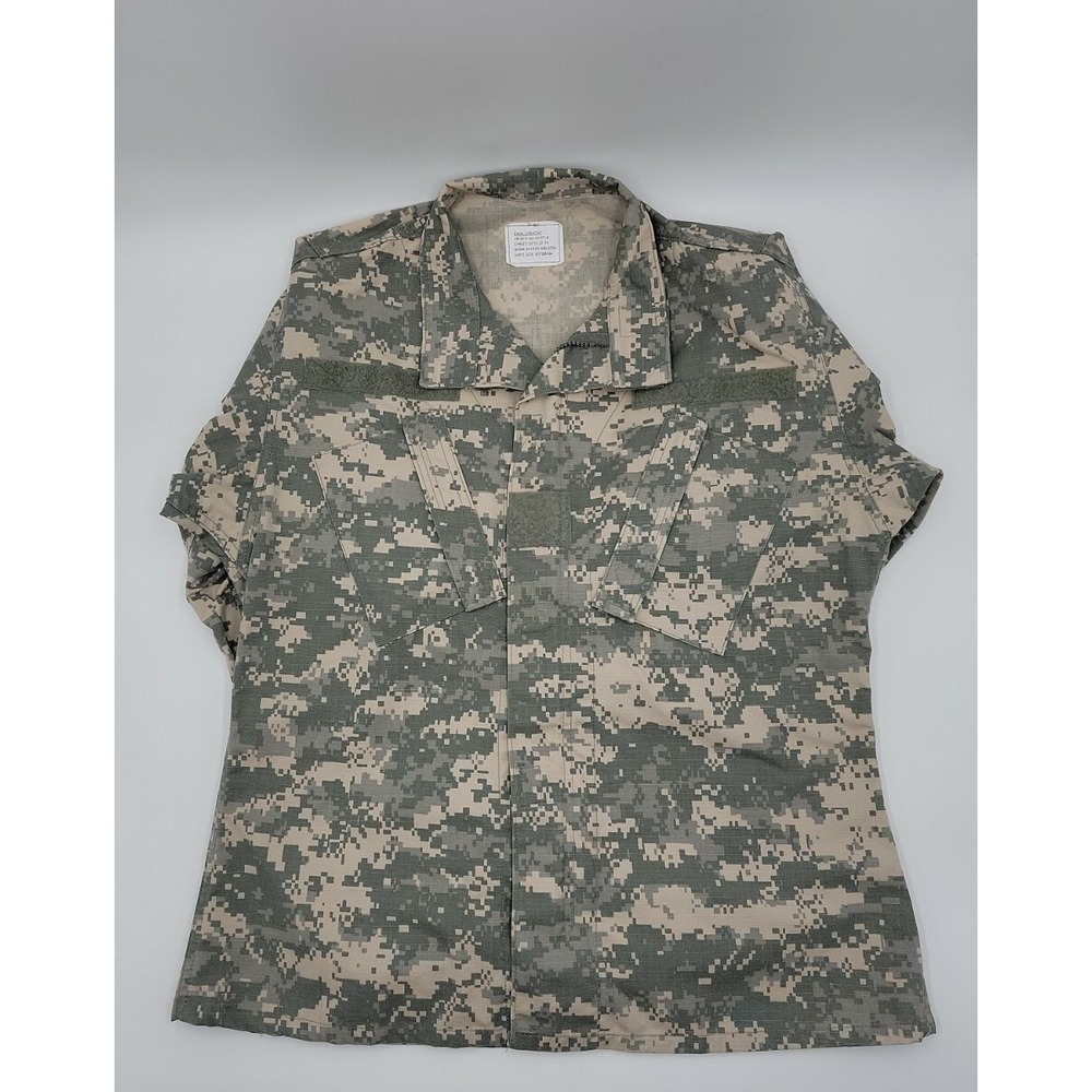 Coat, Army Combat Uniform ACU Digital Camo Military Jacket Top Size Small #C91
